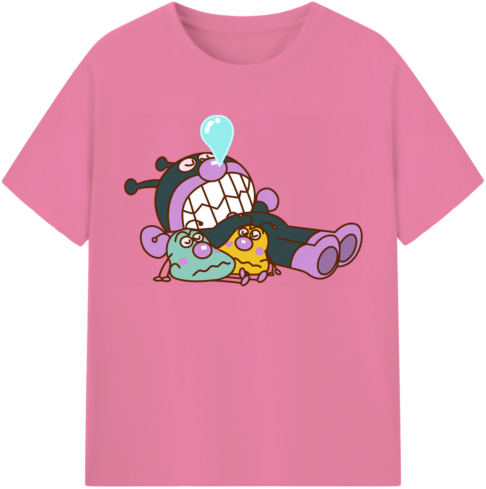 （画像用） アンパンマン Anpanman 綿100％半袖Tシャツ（フロントプリント）